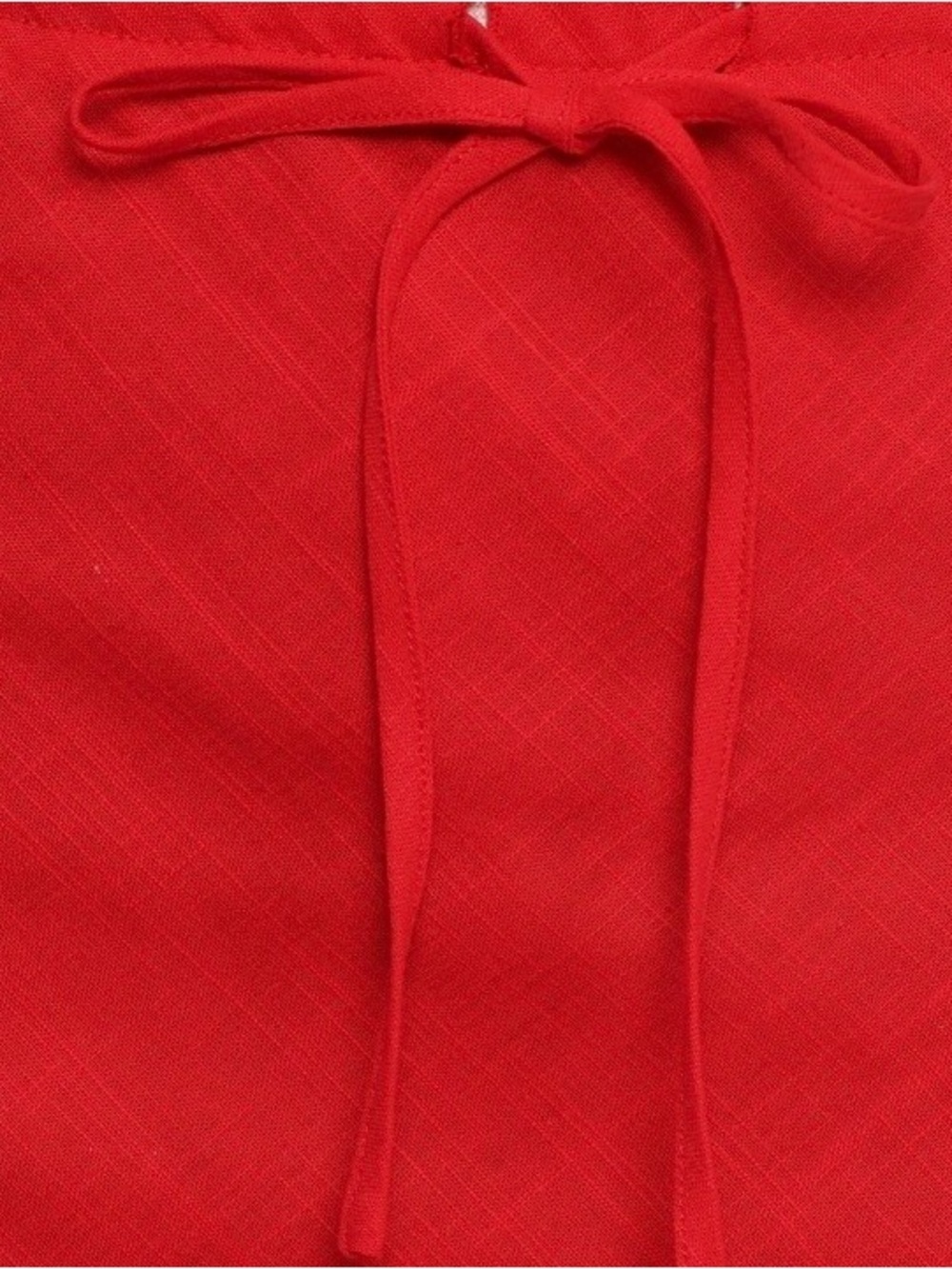 Petal & Pup Red Drawstring Mini Skirt - Picture 8 of 9